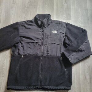 The North Face Mens Denali Black Fleece Jacket Size L Full Zip